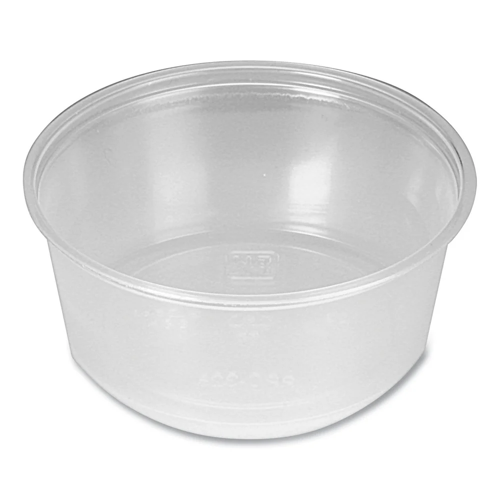 Fabri-Kal 3.25 oz Plastic Portion Cups - Clear (2500/Carton)