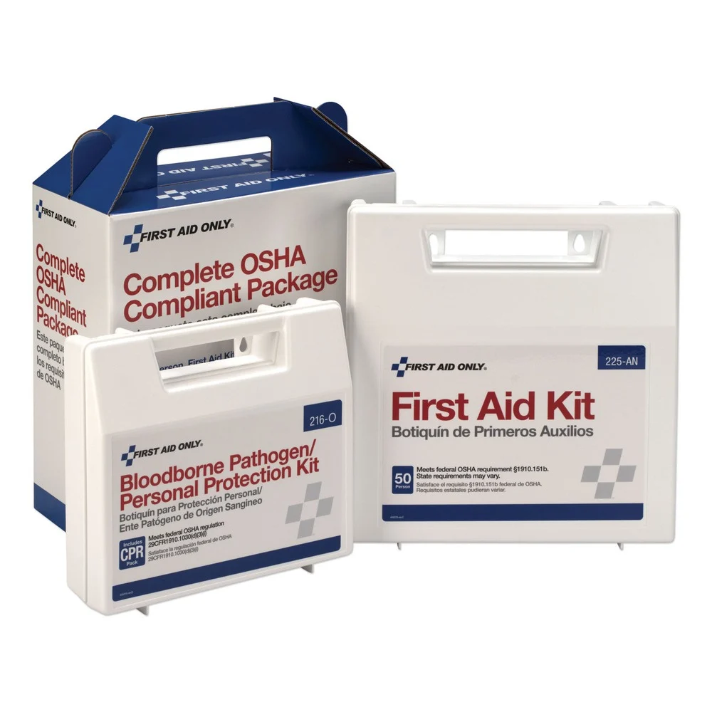 First Aid Only 229-Piece ANSI/OSHA Compliant First Aid Kit for 50 People
