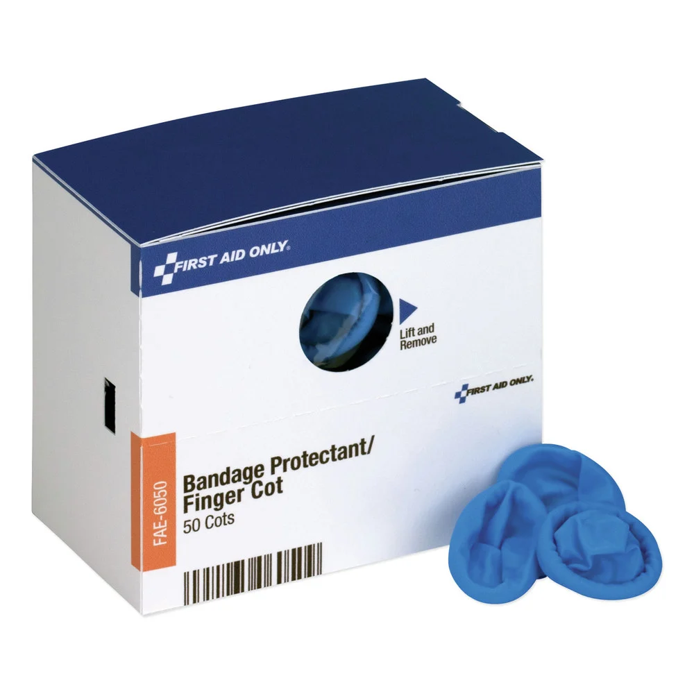 First Aid Only SmartCompliance Nitrile Finger Cots Refill - Blue