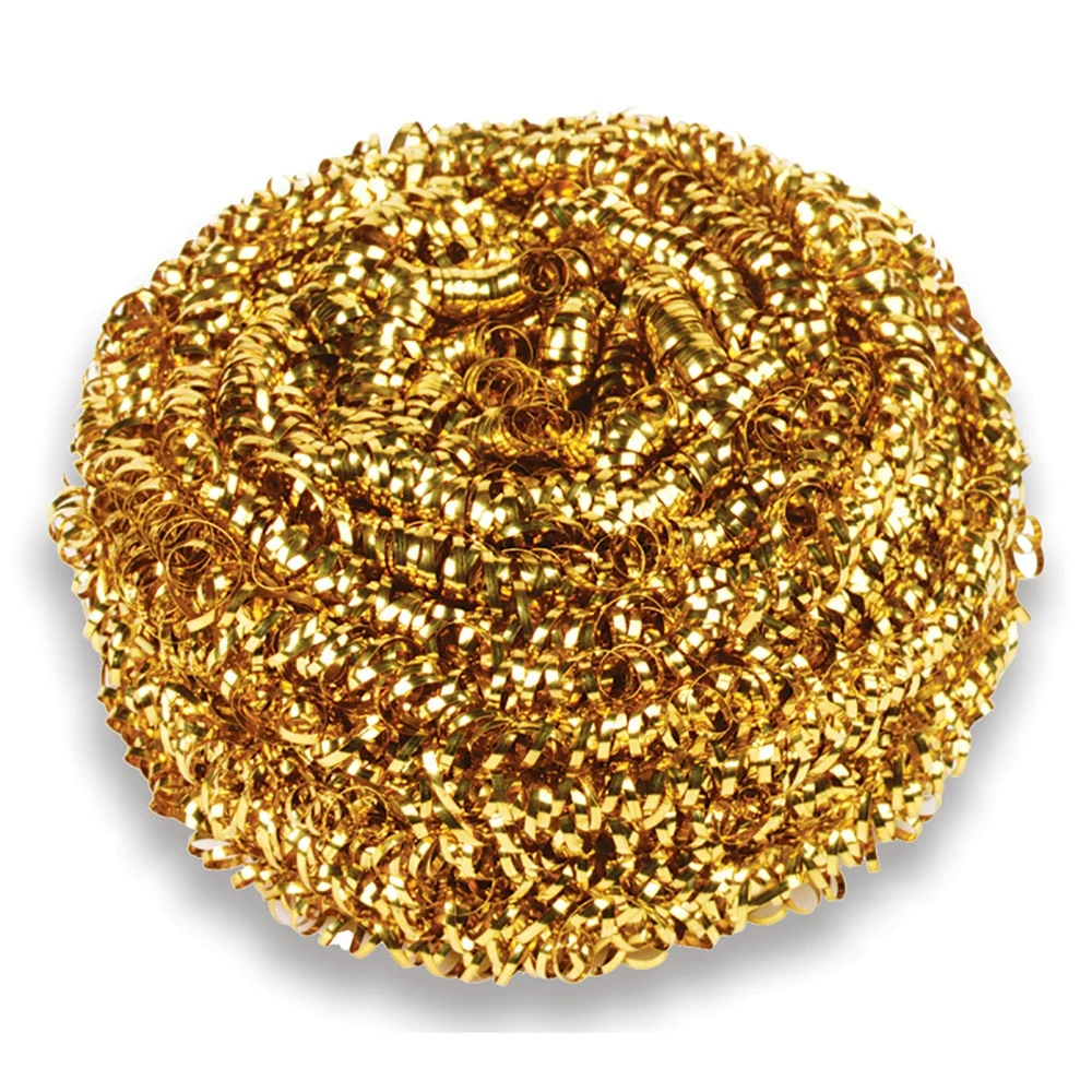 Franklin Cleaning Tech 50 g Brass Scrubber - Gold (72/Carton)