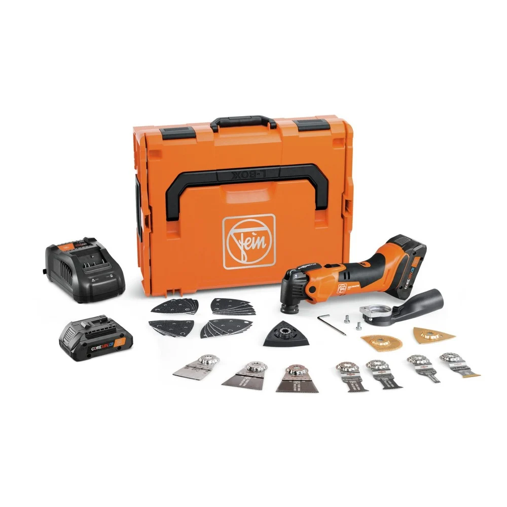 Fein MULTIMASTER AMM 500 Plus Top 4 Ah AMPShare Cordless Oscillating Multi-Tool Kit with 2 Batteries (4 Ah) - 71293861090