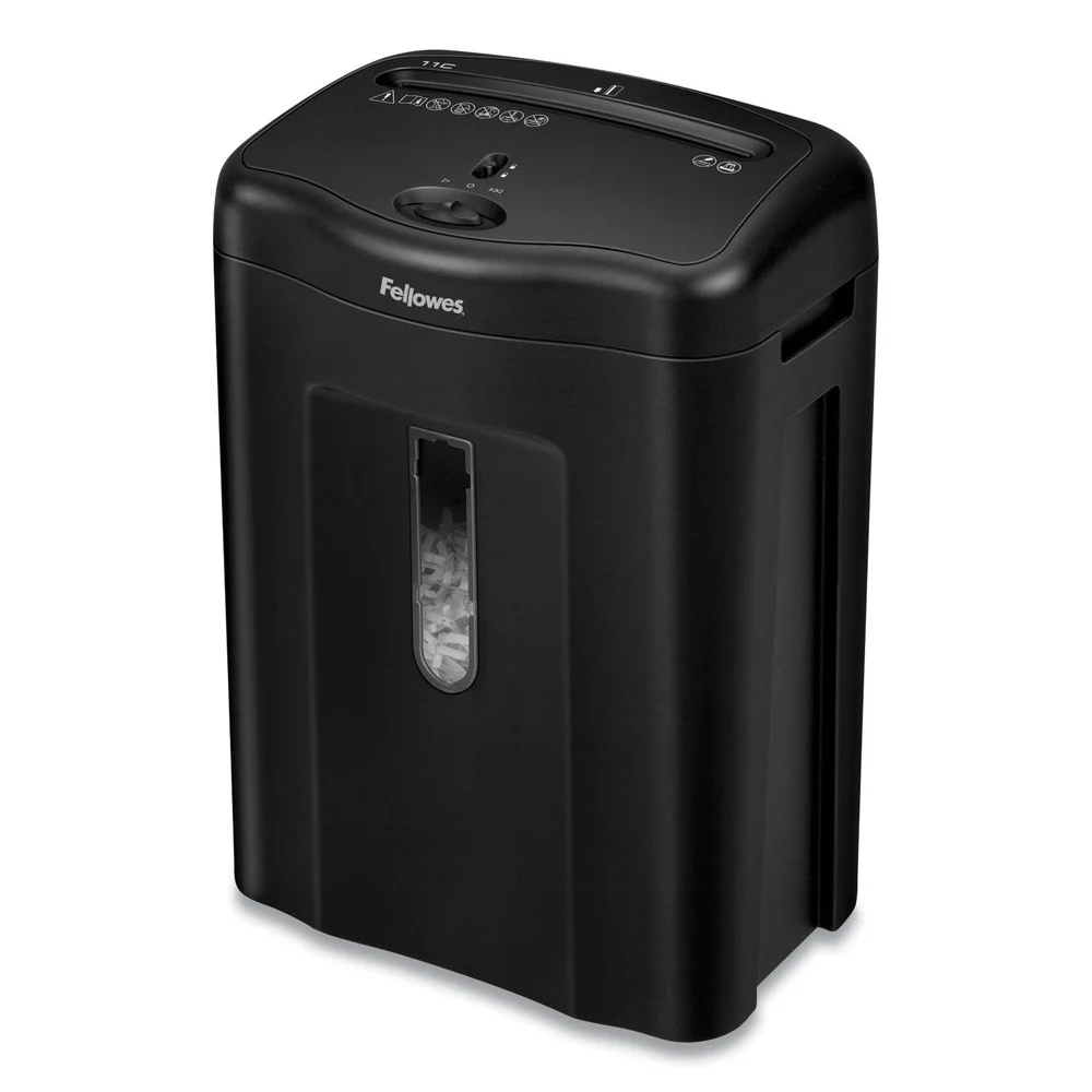 Fellowes Mfg Co. Powershred 11c Cross-Cut Shredder with 11-Sheet Capacity