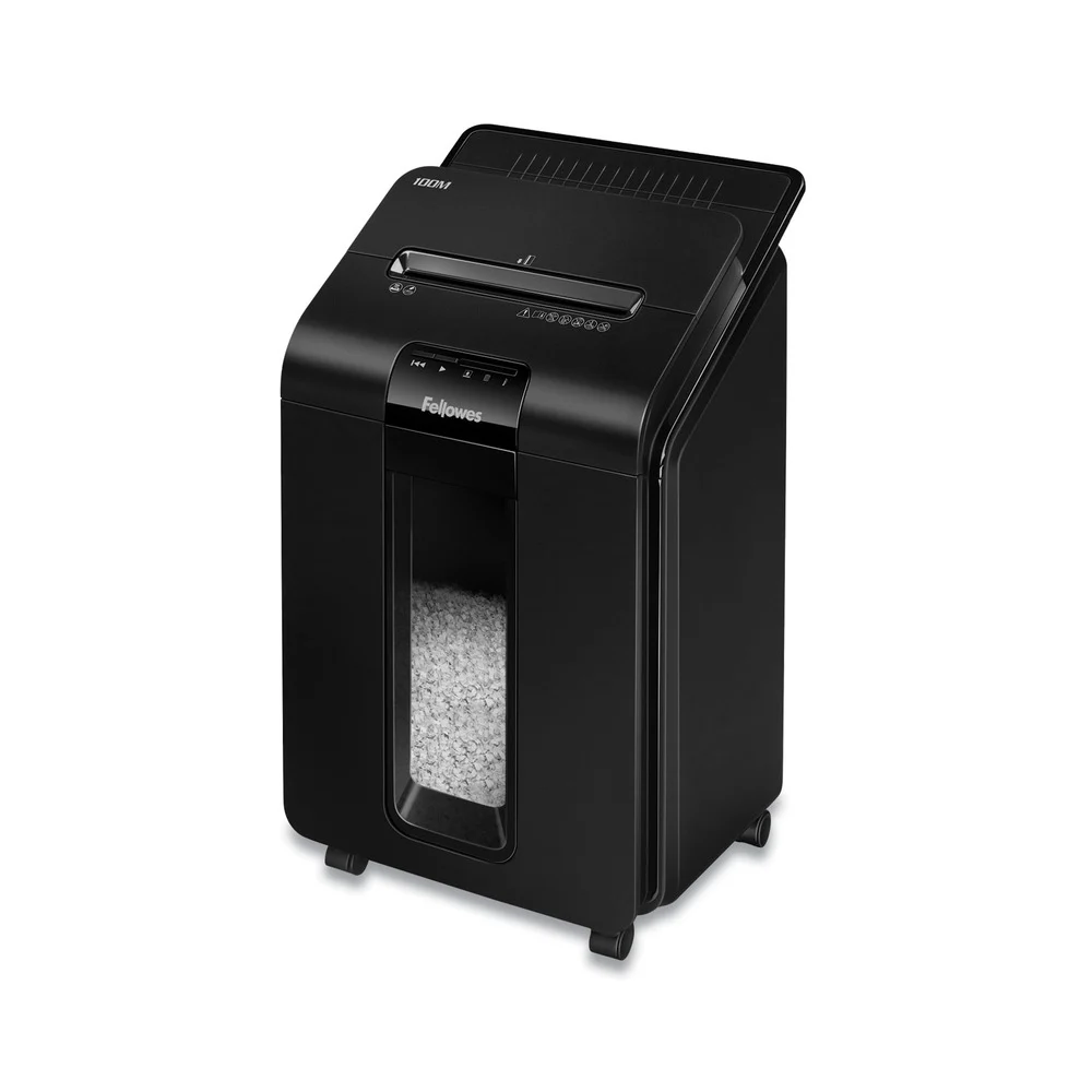 Fellowes Mfg Co. 100 Auto/10 Manual Sheet Capacity Micro-Cut Shredder