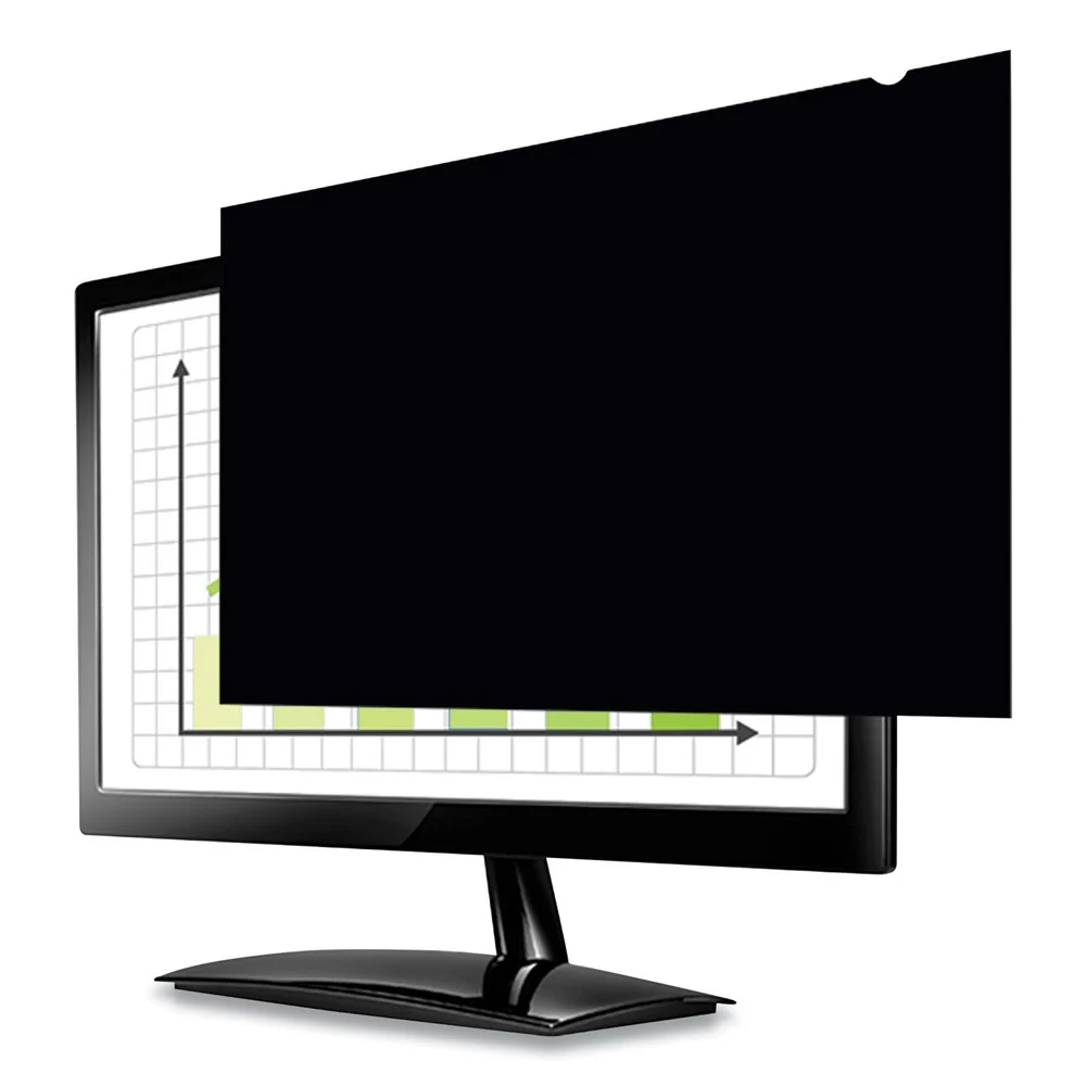 Fellowes Mfg Co. 4815001 PrivaScreen 16:9 Blackout Privacy Filter for 27 in. Widescreen LCD - Black