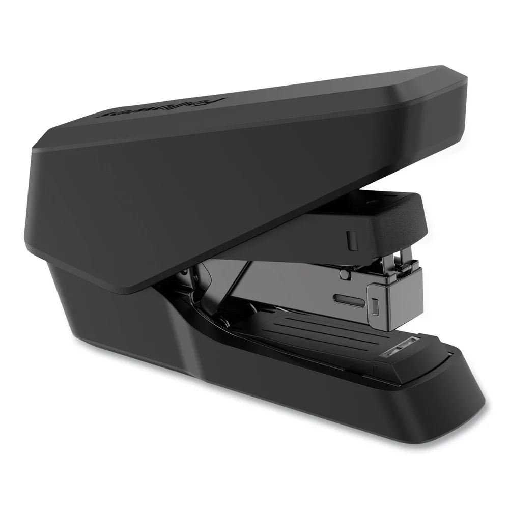 Fellowes Mfg Co. LX860 EasyPress 40-Sheet Capacity Half Strip Stapler with Antimicrobial Protection - Black