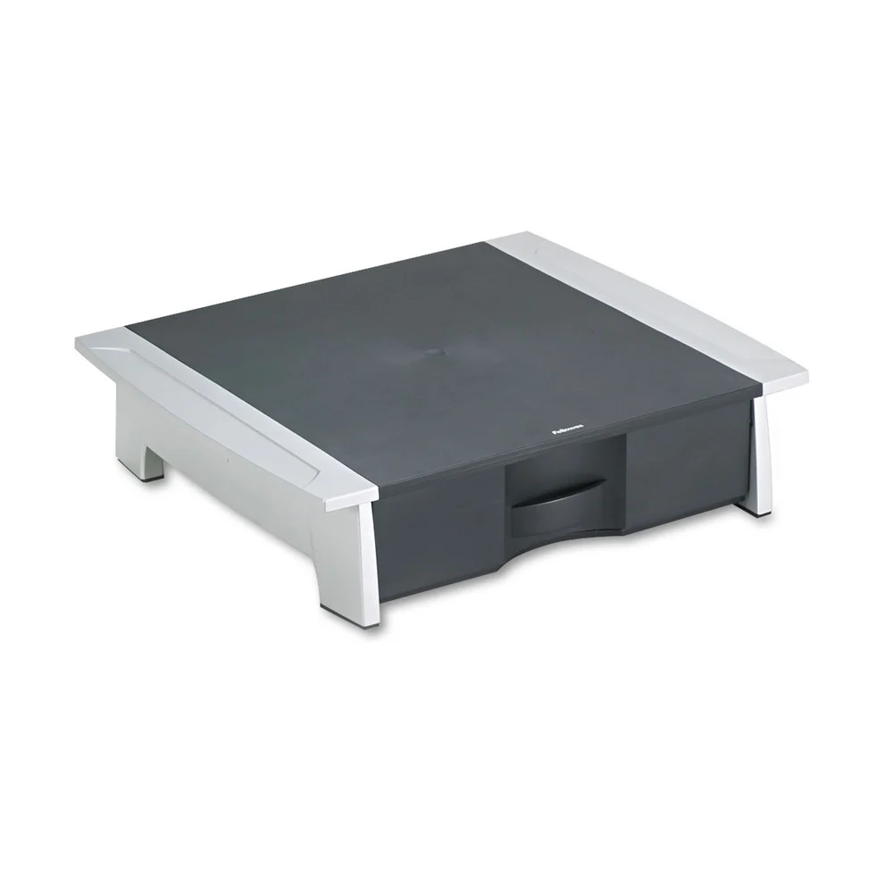 Fellowes Mfg Co. 21.25 in. x 18.06 in. x 5.25 in. Office Suites Printer/Machine Stand - Black/Silver