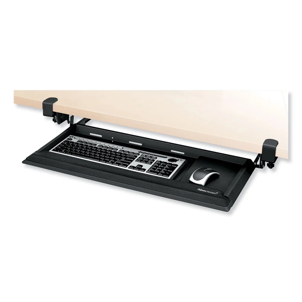 Fellowes Mfg Co. Designer Suites Deskready 19-3/16 in. x 9-13/16 in. Keyboard Drawer - Black Pearl