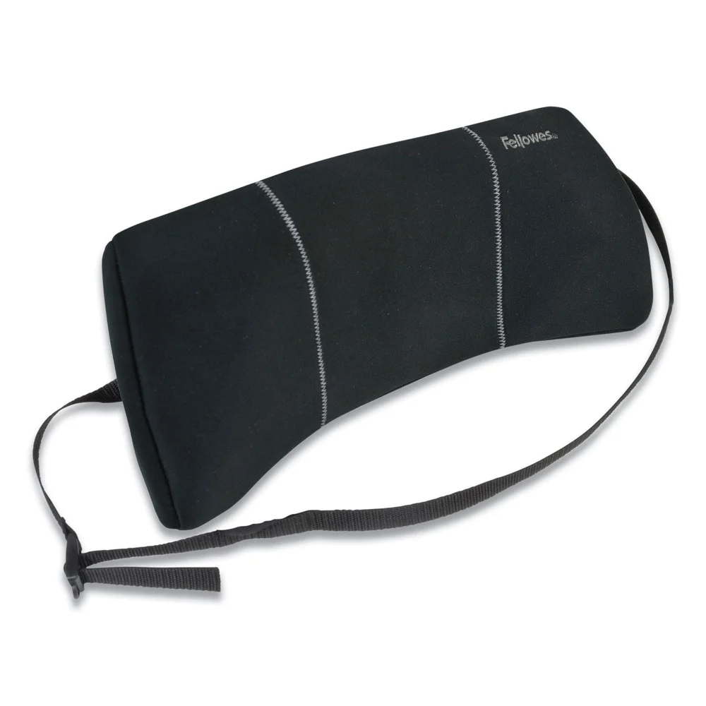 Fellowes Mfg Co. 12 in. x 3.13 in. x 5.19 in. Lumbar Back Support - Black