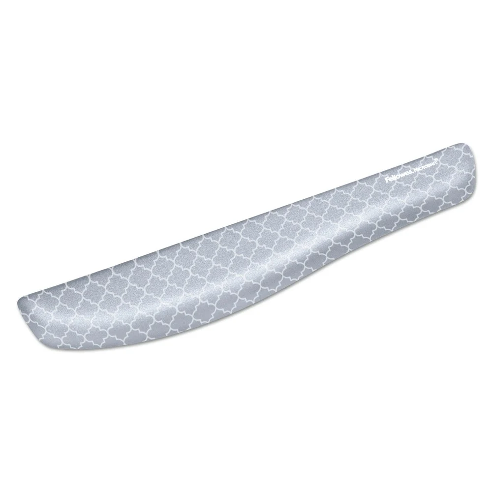 Fellowes Mfg Co. 9549801 PlushTouch 18.12 in. x 3.19 in. Keyboard Wrist Rest - Lattice Design