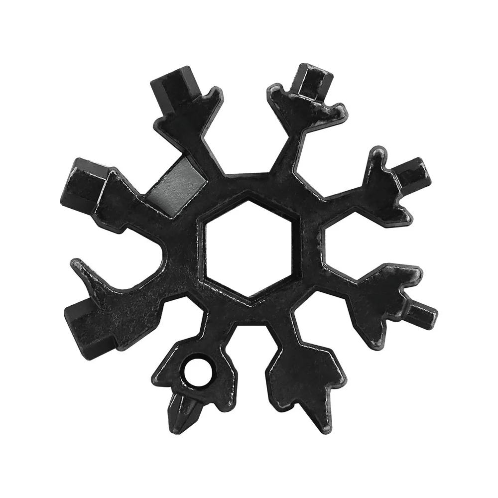 Freeman 2-Piece 18-In-1 Snowflake Multi-Tool Keychain Set