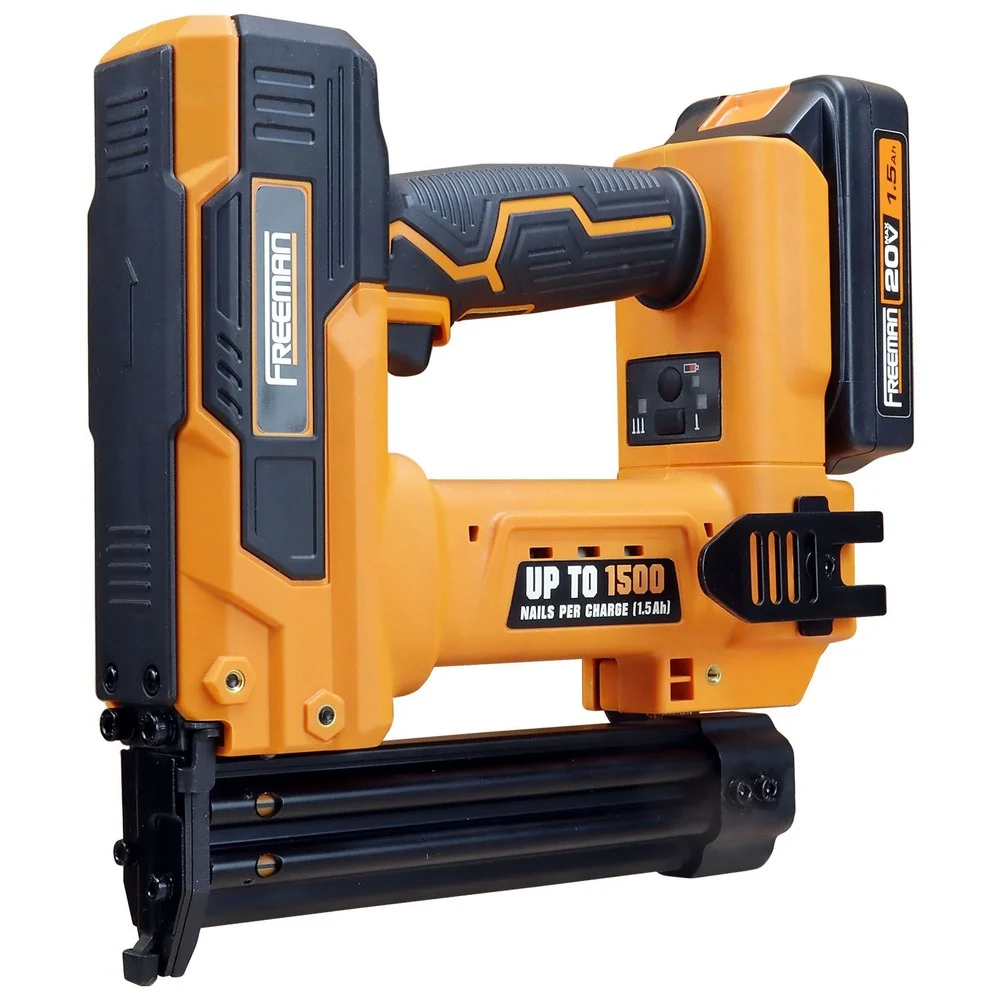 Freeman 20V Lithium-Ion 1-1/4 in. Cordless 2-in-1 18-Gauge Nailer/Stapler Kit (1.5 Ah) - PE20VBR9032
