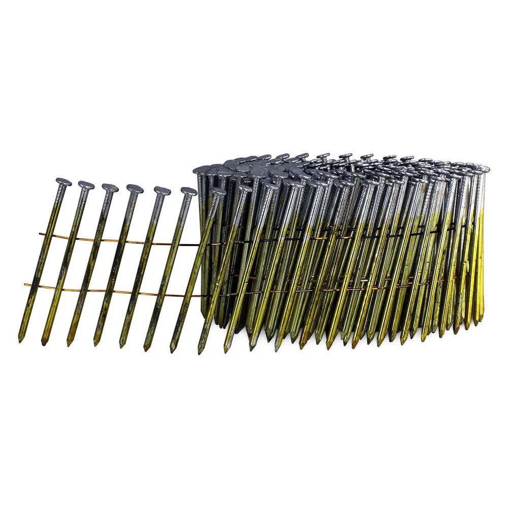 Freeman SNSSG92-225WC 3600-Piece 15 Degree 2-1/4 in. Wire Collated Galvanized Smooth Shank Coil Siding Nails