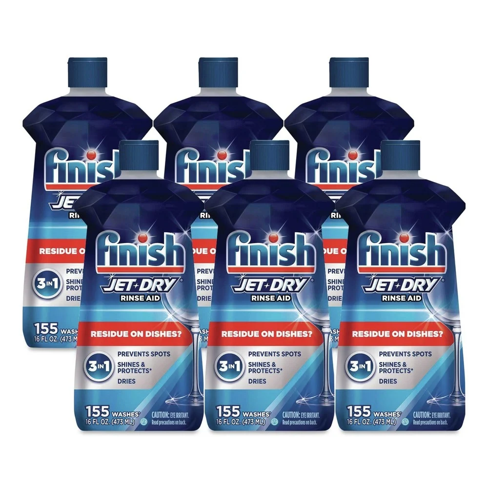 FINISH 16 oz. Bottle Jet-Dry Rinse Agent (6/Carton)