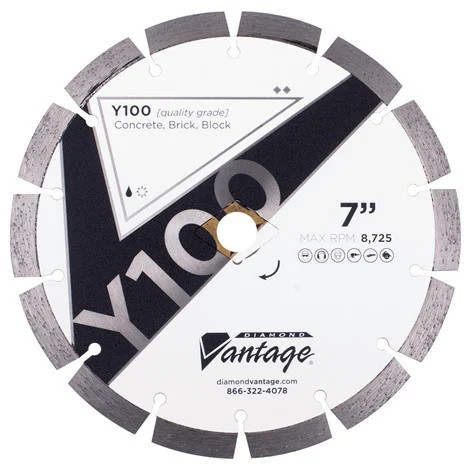 Diamond Vantage 4-1/2 x .080 x 7/8-5/8 General Purpose, Value Grade, Segmented Blade