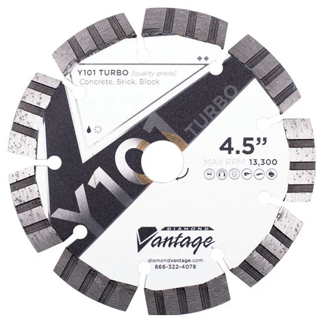 Diamond Vantage 5 x .080 x 7/8-5/8 General Purpose, Value Plus Grade, Seg Turbo Blade