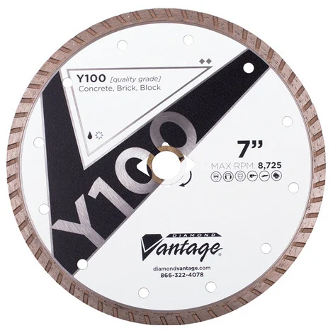 Diamond Vantage 7 x .095 x U/A General Purpose, Value Grade, Turbo Rim Blade