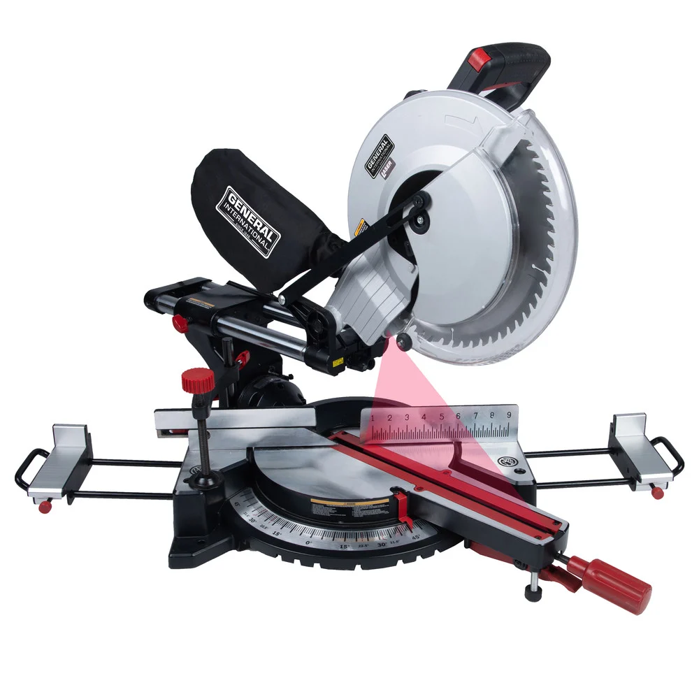 General International 15 Amp Sliding Compound 12 in. Electric Miter Saw
