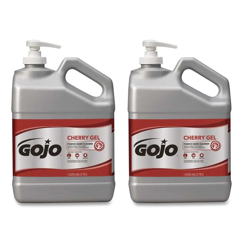 GOJO Industries 2358-02 1 gal. Bottle Cherry Gel Pumice Hand Cleaner - Cherry Scent (2/Carton)