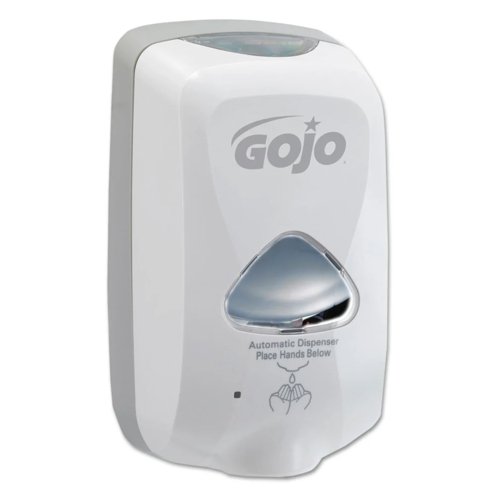 GOJO Industries 2740-12 4.1 in. x 6 x 10.6 in. 1200 mL TFX Touch-Free Automatic Foam Soap Dispenser - Gray