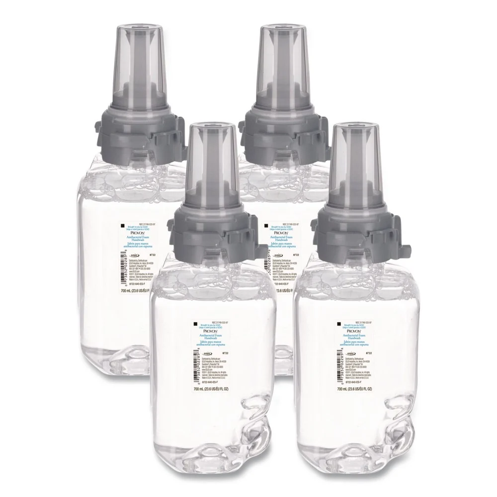 PROVON 8721-04 700 mL Clear and Mild Foam Hand Wash Refill - Unscented (4/Carton)