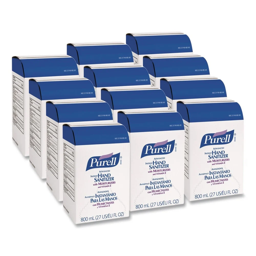 PURELL 12/Carton 800ml Instant Hand Sanitizer Refill