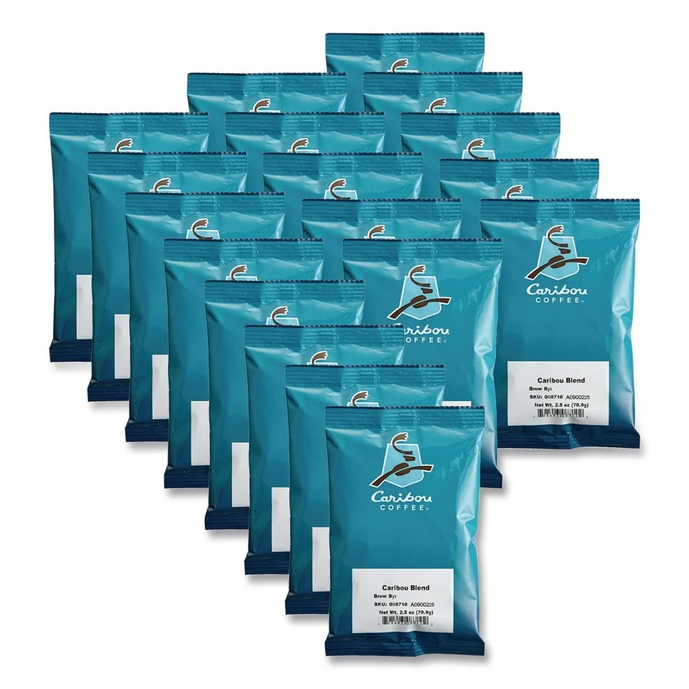 Caribou Coffee 008710 2.5 oz. Ground Coffee - Caribou Blend (18/Carton)