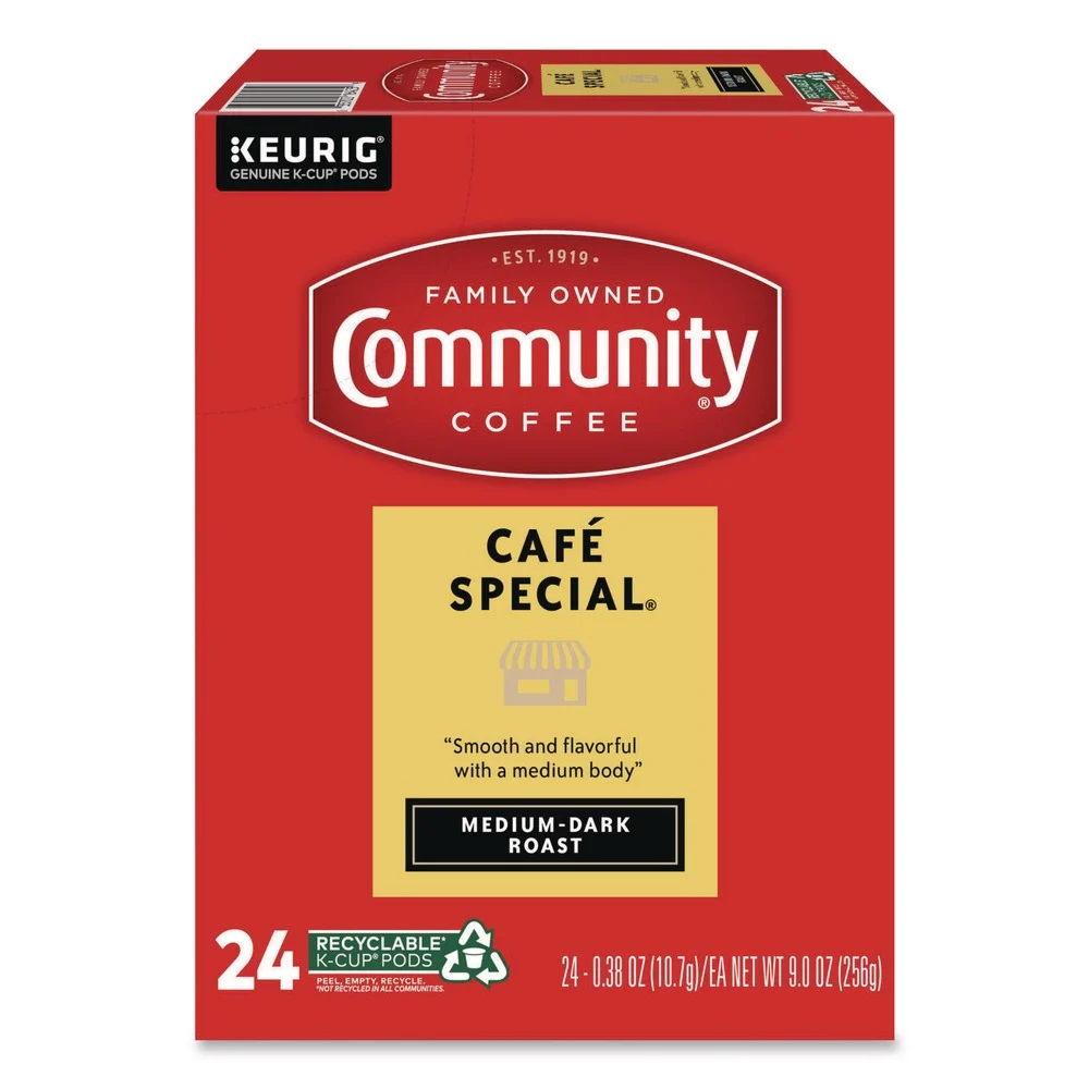 Community Coffee 5000374325 K-Cup - Cafe Special (24/Box)