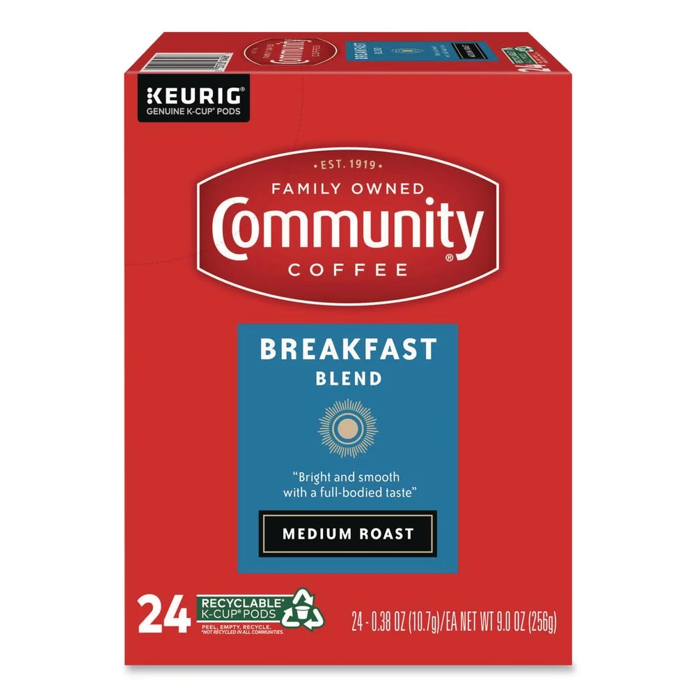 Community Coffee 5000374324 K-Cup - Breakfast Blend (24/Box)