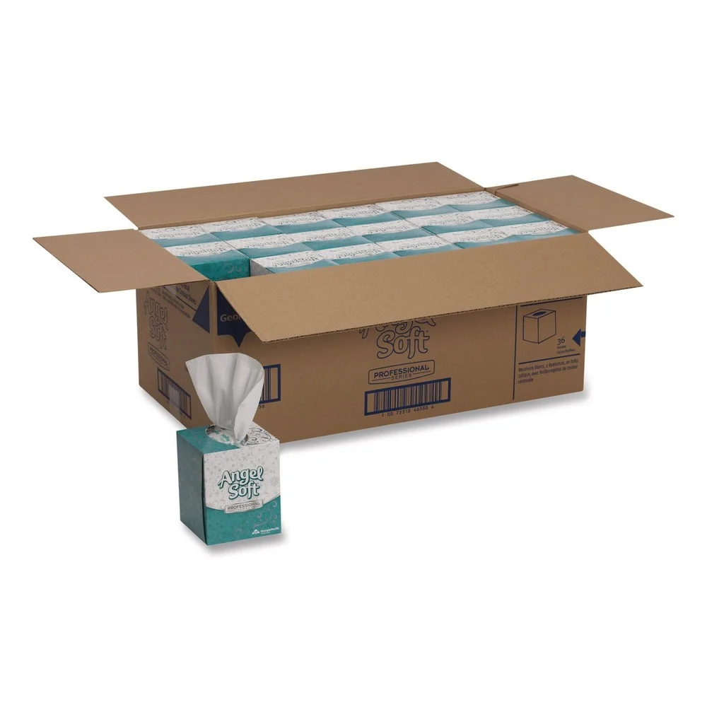 Georgia Pacific Professional 2-Ply Premium Facial Tissue in Cube Box - White (36-Boxes/Carton)