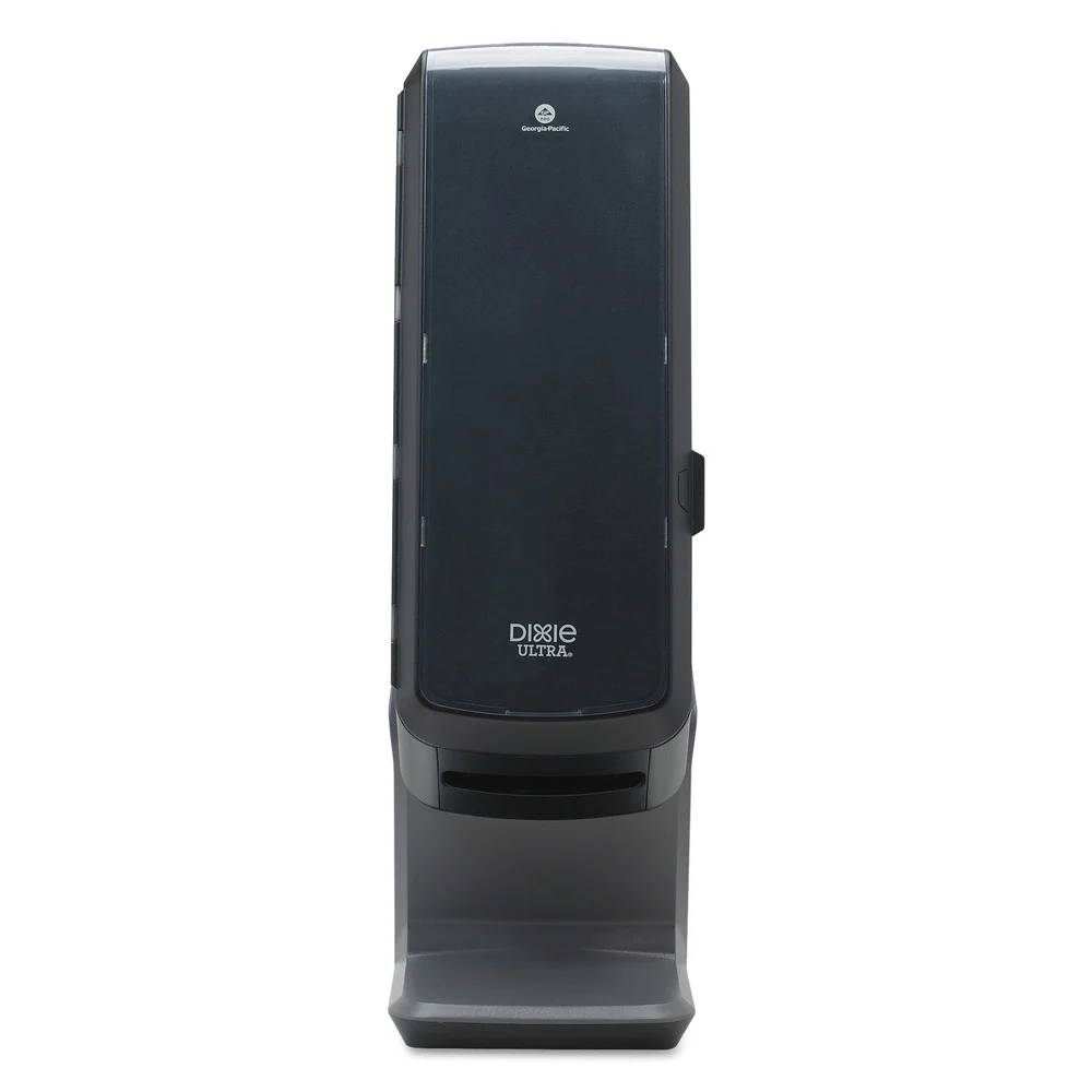 Georgia-Pacific 25.31 in. x 9.06 in. x 10.68 in. Tower Napkin Dispenser - Black (1/Carton)