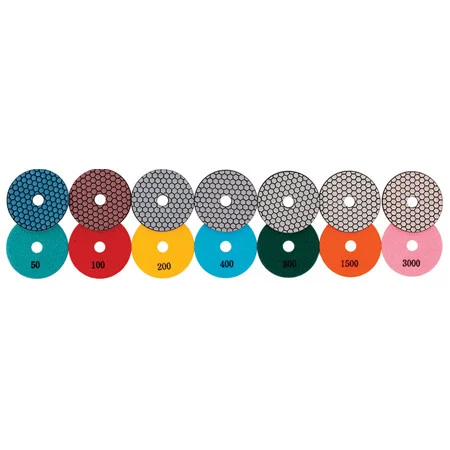 Diamond Vantage 5" Dry Polishing Pad, 800 Grit, Hex Design