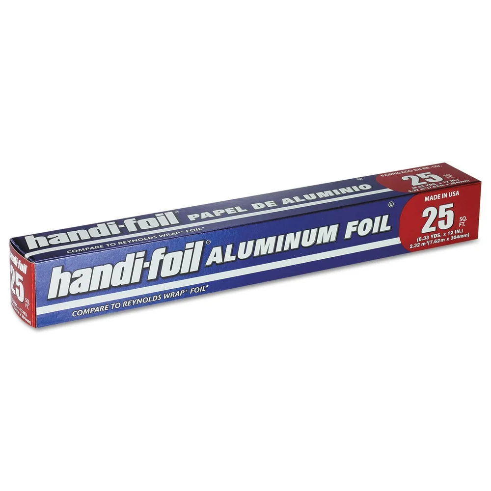 Handi-Foil 1225LG 12 in. x 25 ft. Aluminum Foil Roll (24/Carton)