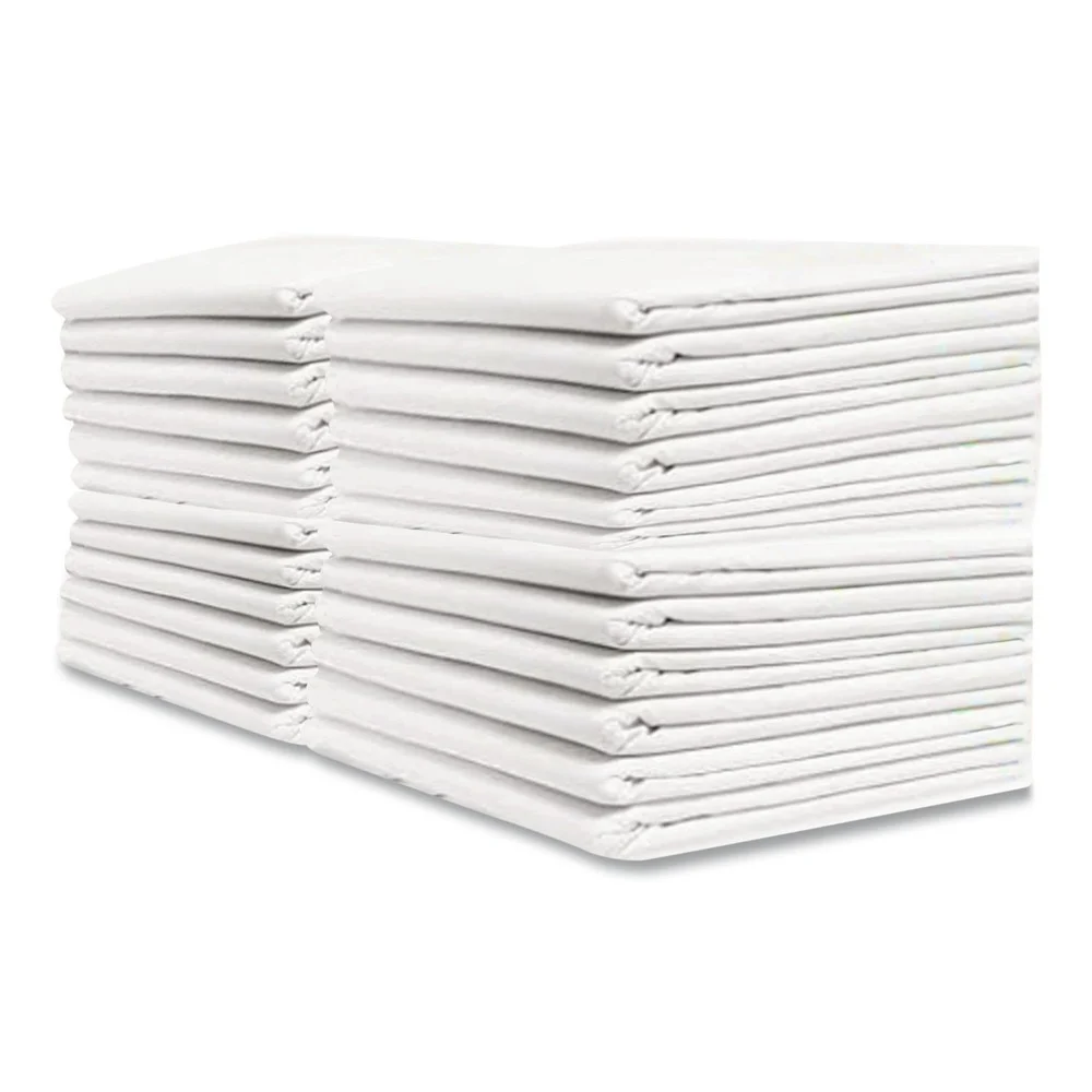 Hoffmaster 210101 82 in. Diameter Tissue/Poly Tablecovers - White (25/Carton)