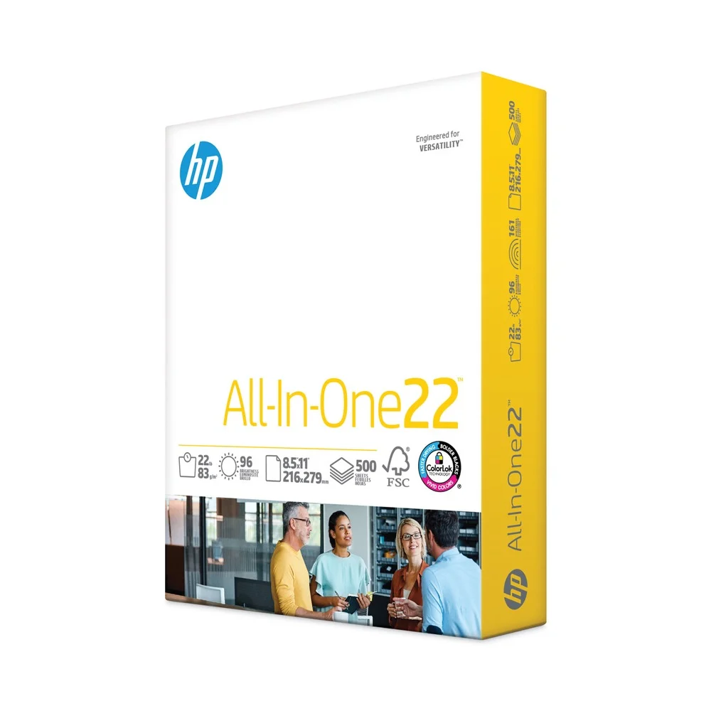 HP Papers All-In-One22 8.5 in. x 11 in. 22 lb. Bond Weight Paper - White (500-Sheets/Ream)