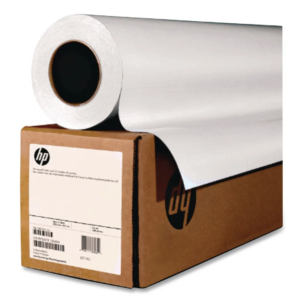 HP DesignJet Inkjet 60 in. x 225 ft. 6.6 mil. Large Format Paper - Coated White