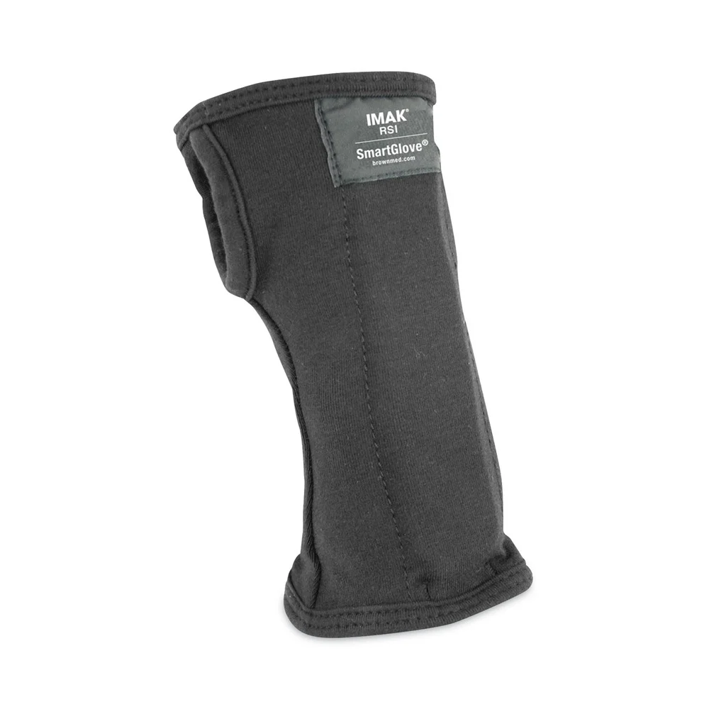 IMAK RSI SmartGlove Wrist Wrap for Hands Up to 3.25 in. Wide - Small, Black