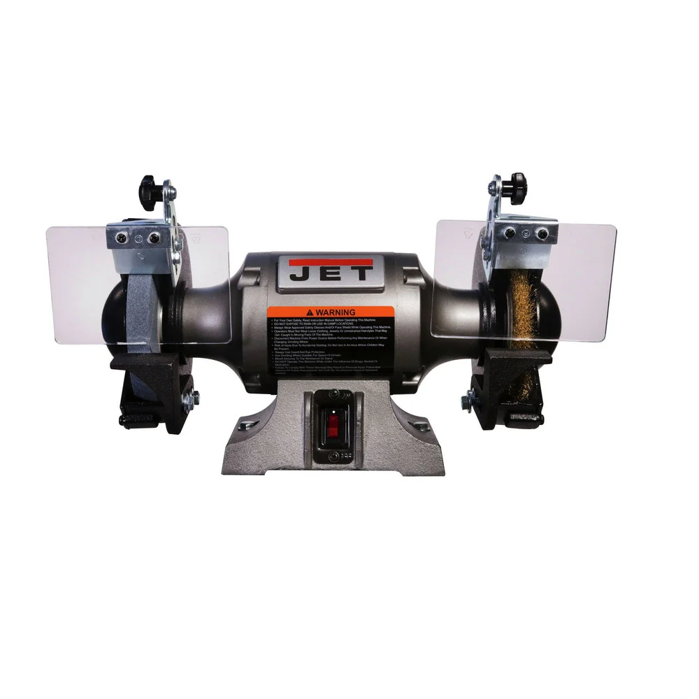 JET JBG-6W Shop Grinder with Grinding Wheel and Wire Wheel - JT9-577126