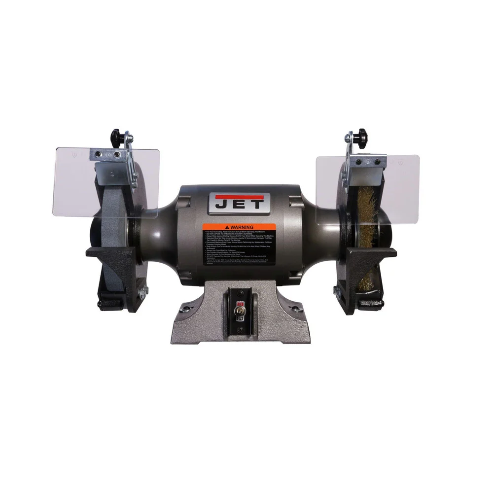 JET JBG-8W Shop Grinder with Grinding Wheel and Wire Wheel - JT9-577128