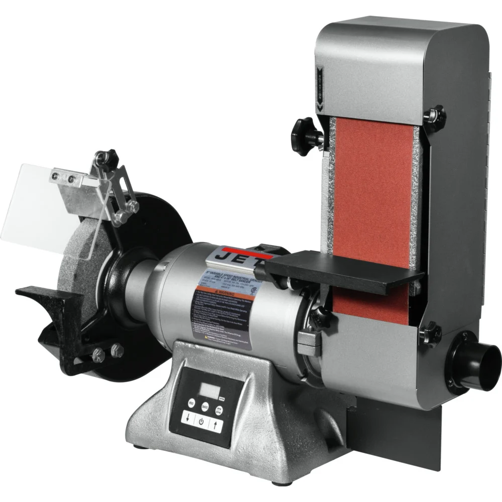 JET IBGB-436VS 8 in. Variable Speed Industrial Grinder and 4 x 36 in. Belt Sander - JT9-577436