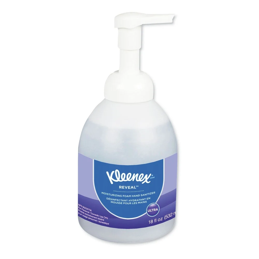 Kleenex Reveal 18 oz. Bottle Ultra Moisturizing Foam Hand Sanitizer - Fragrance-Free