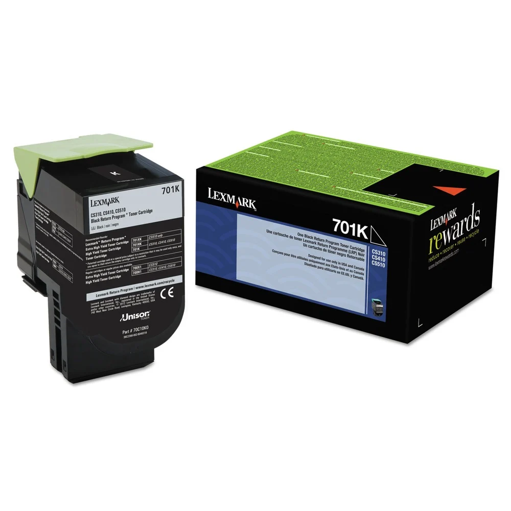 Lexmark 1,000 Page-Yield Return Program Toner - Black