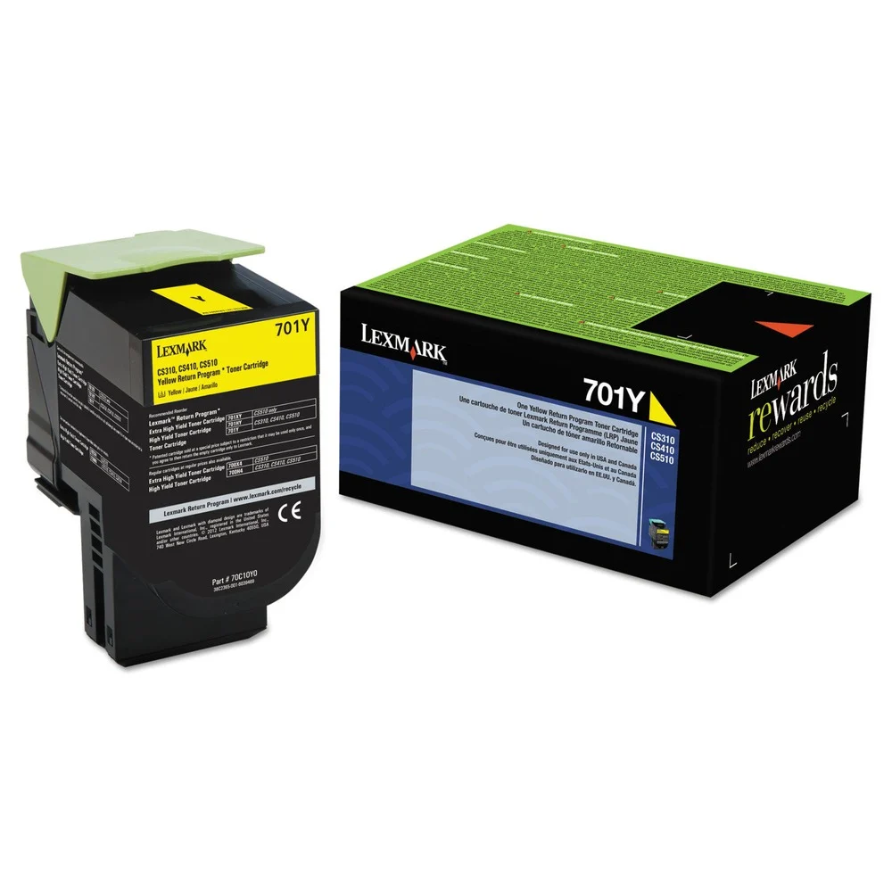 Lexmark 1,000 Page-Yield Return Program Toner - Yellow