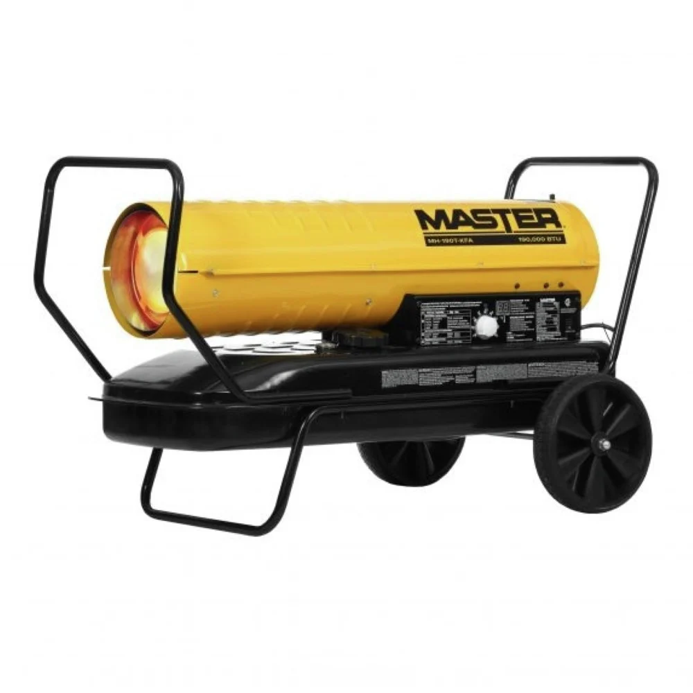 Master 190000 BTU Kerosene/Diesel Portable Gas Forced Air Heater with Thermostat - 190TMHD-KFA