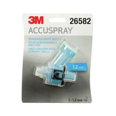 Accuspray™ 26582 1.2 mm Atomizing Head Refill Pack, Blue, Use With: One and Series 2.0 Spray Cup Systems