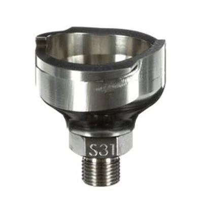 PPS™ 26127 Series 2.0 #S31 Adapter, 1/8-28 BSP (Male), Use With: Series 2.0 Spray Cup System