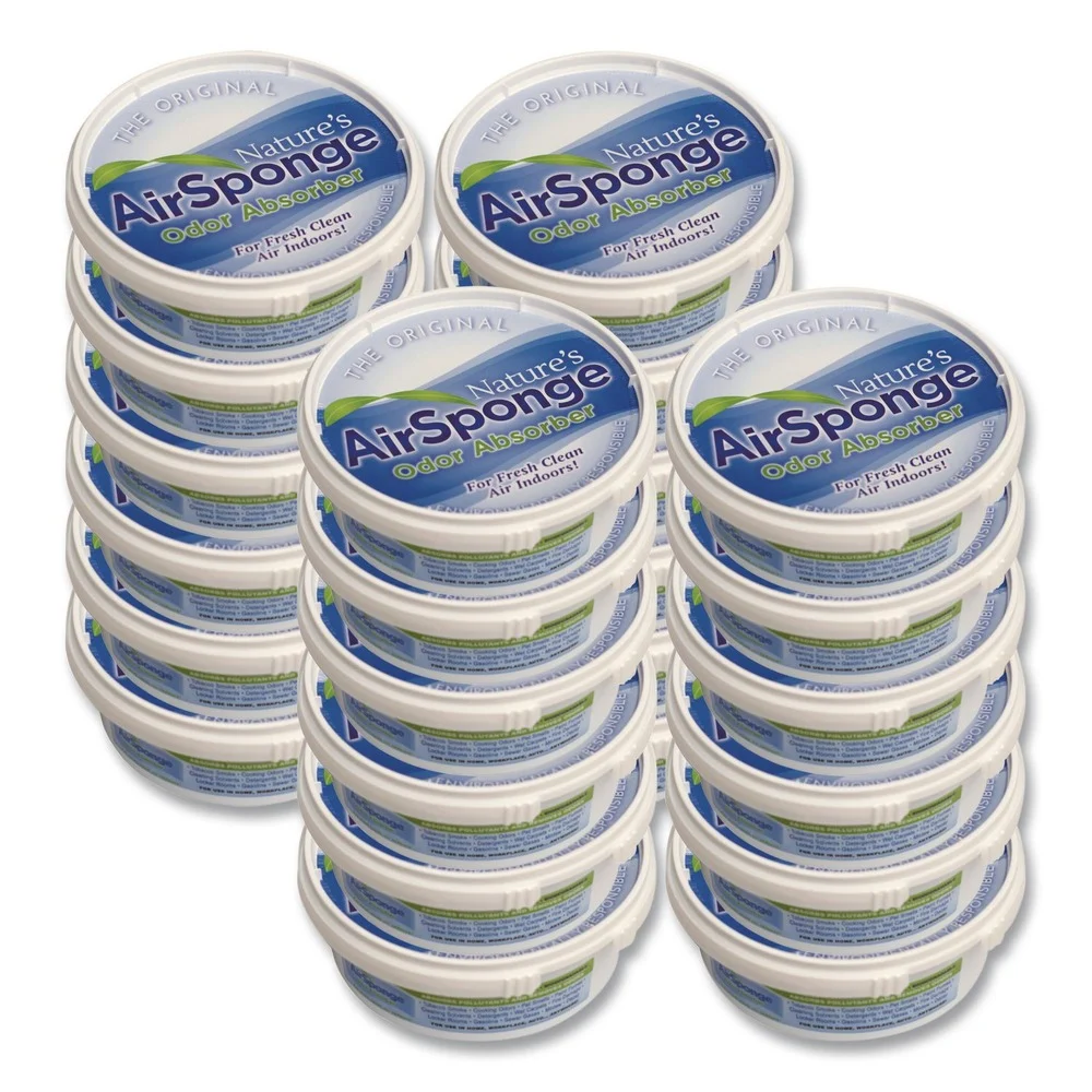 Nature's Air 8 oz. Designer Cup Sponge Odor Absorber - Neutral (24/Carton)