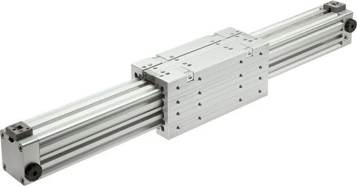 Rodless Cylinder 50-500mm - Magnetic - Damping - Double Guide
