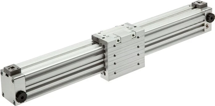 Rodless Cylinder 63-1800mm - Magnetic - Damping - Short Guide - Single Guide