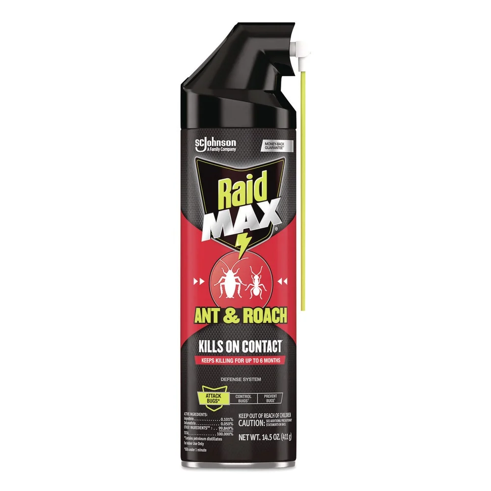 Raid 14.5 oz. Aerosol Spray Ant and Roach Killer - Unscented (6/Carton)
