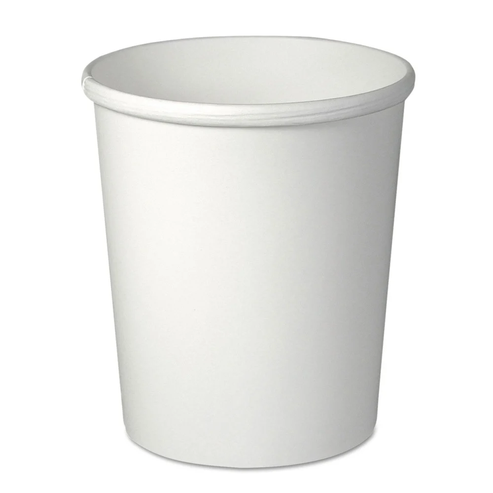 SOLO 32 oz. Paper Flexstyle Double Poly Paper Containers - White (500/Carton)